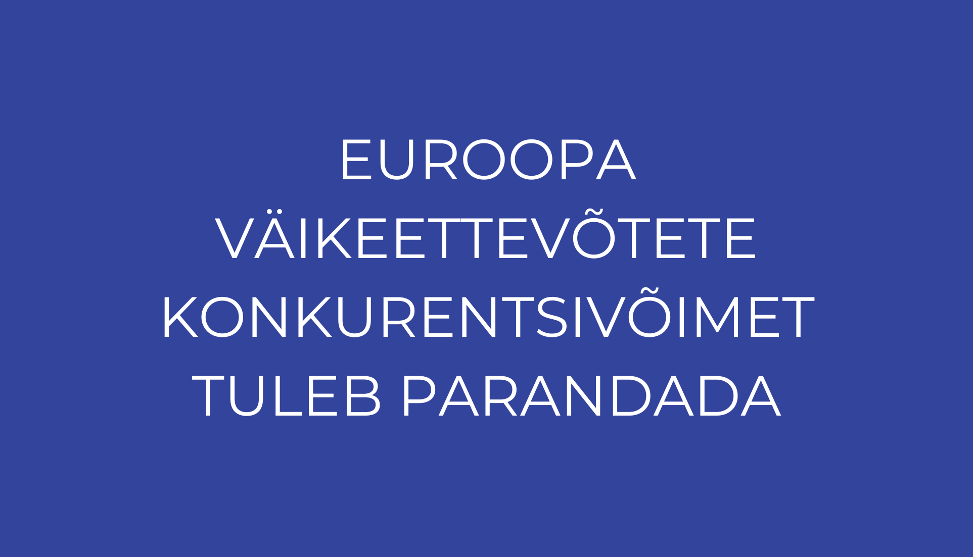 Enne ELi liidrite 12. veebruari 2026 mitteametlikku kohtumist esitame käesolevaga SMEunited-i liikmete nimel oma ettepanekud, mis aitaksid tugevdada käsitööette