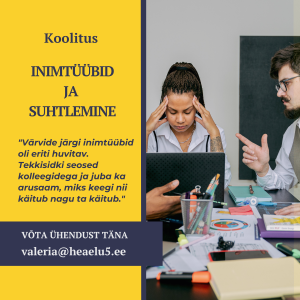 Koolitus "Inimtüübid ja suhtlemine"