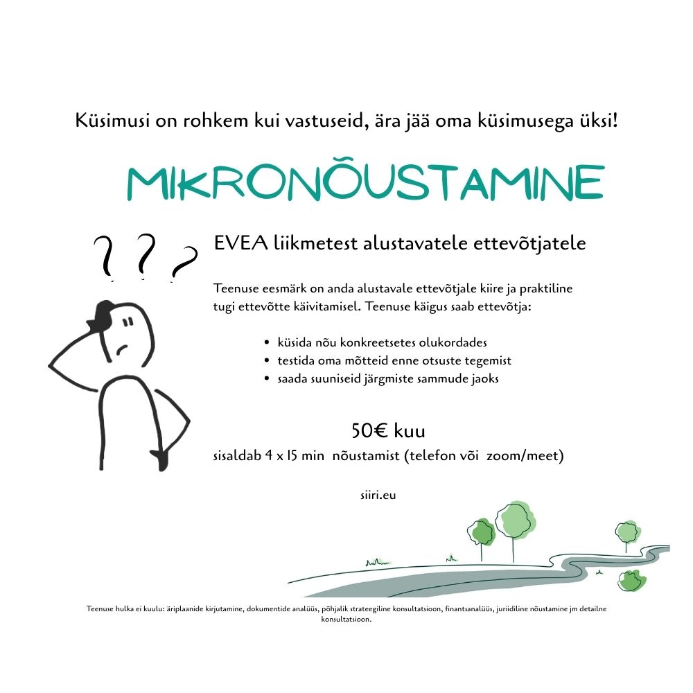 Mikronõustamine alustavale ettevõtjale